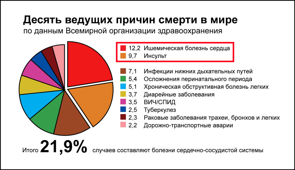 Самые распространенные заболевания сердечно-сосудистой системы