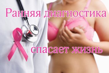 Плакат о ранней диагностике рака железы