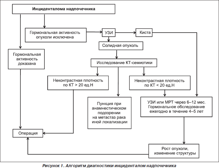 диагностика инциденталомы